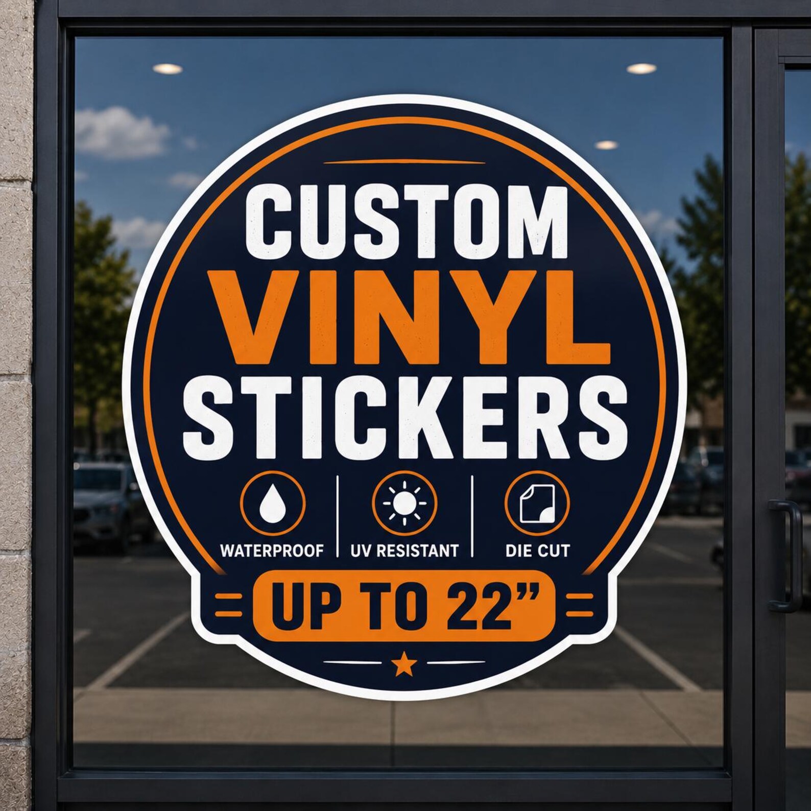 XL custom vinyl sticker