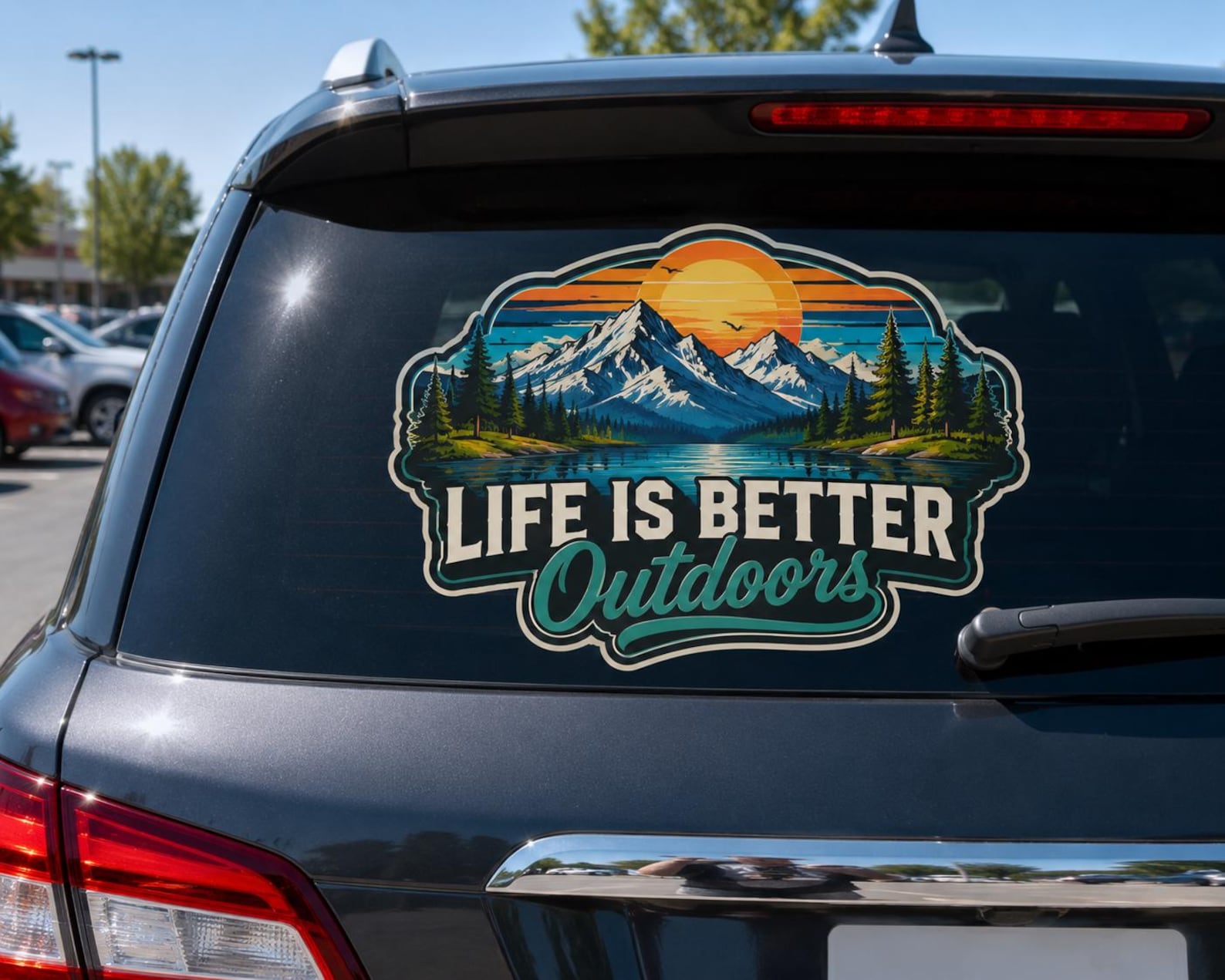 XL sticker on cooler